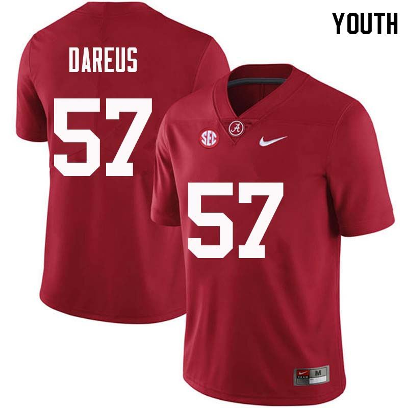 Youth #57 Marcell Dareus Alabama Crimson Tide College Football Jerseys Sale-Crimson